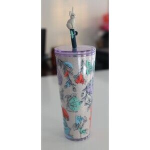 Starbucks Spring 2024 Easter 24 OZ Tumbler Silicone Straw Topper Rabbit Bunny
